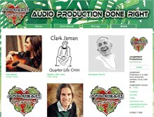 Tablet Screenshot of jungleheartproductions.com